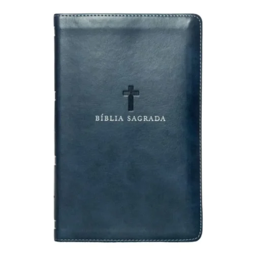 BÍBLIA NVI, LETRA GRANDE, COURO-SOFT AZUL, LEITURA PERFEITA