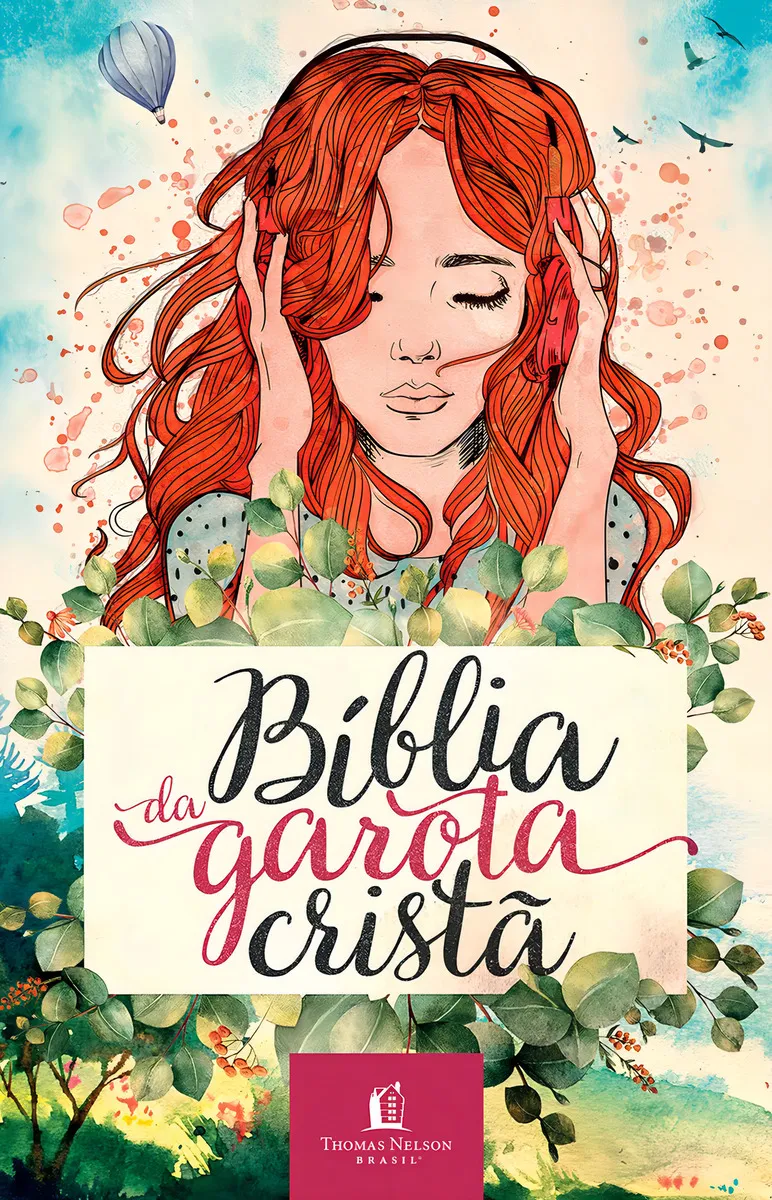 Livro Bíblia da Garota Cristã NTLH Aquarela , capa dura 2020 em português Editorial Thomas Nelson Brasil