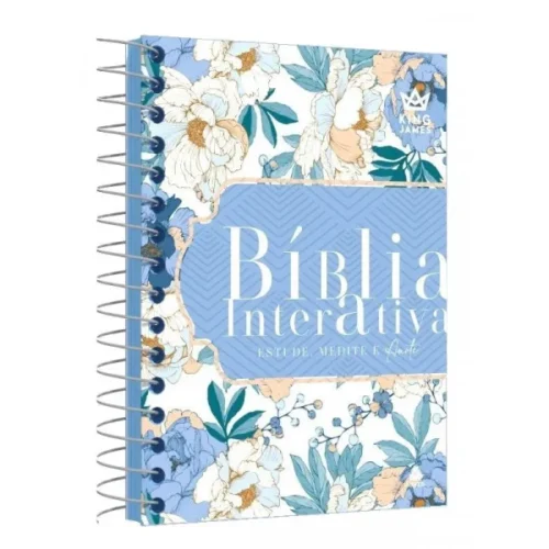Bíblia Interativa Estude, Medite e Anote - Modelo Graça - King James