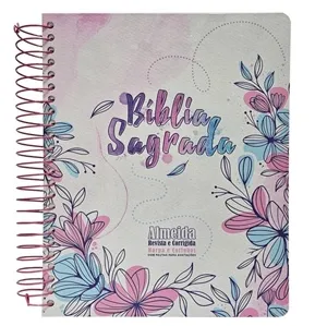 Bíblia para Anotações | RC | Harpa e Corinhos | Floral Desenho